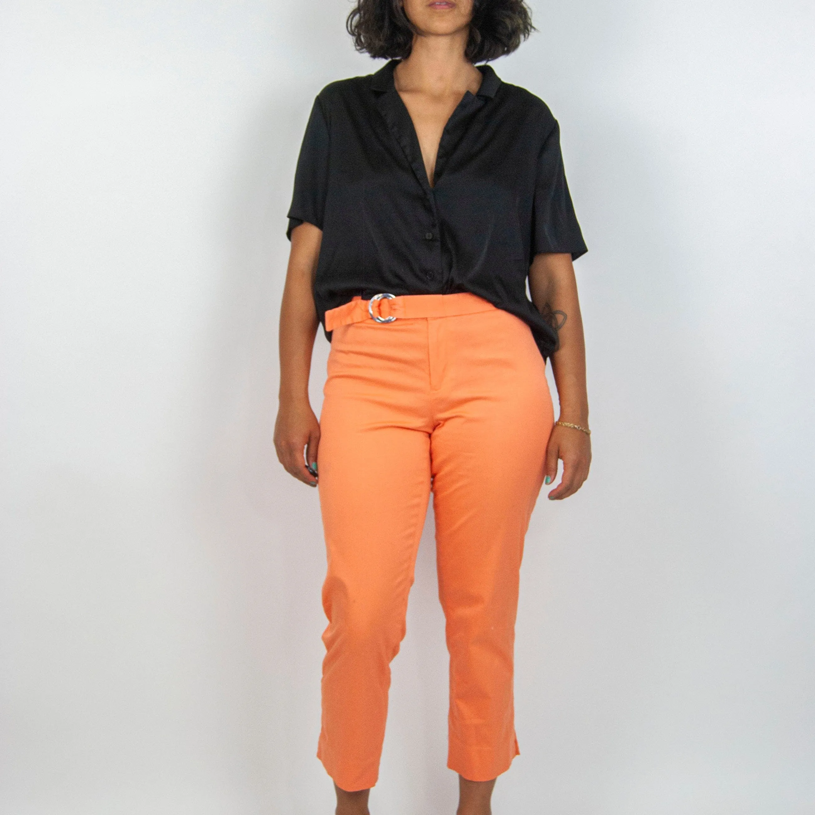 00's Peach Capri Pants by Ralph Lauren Black Label