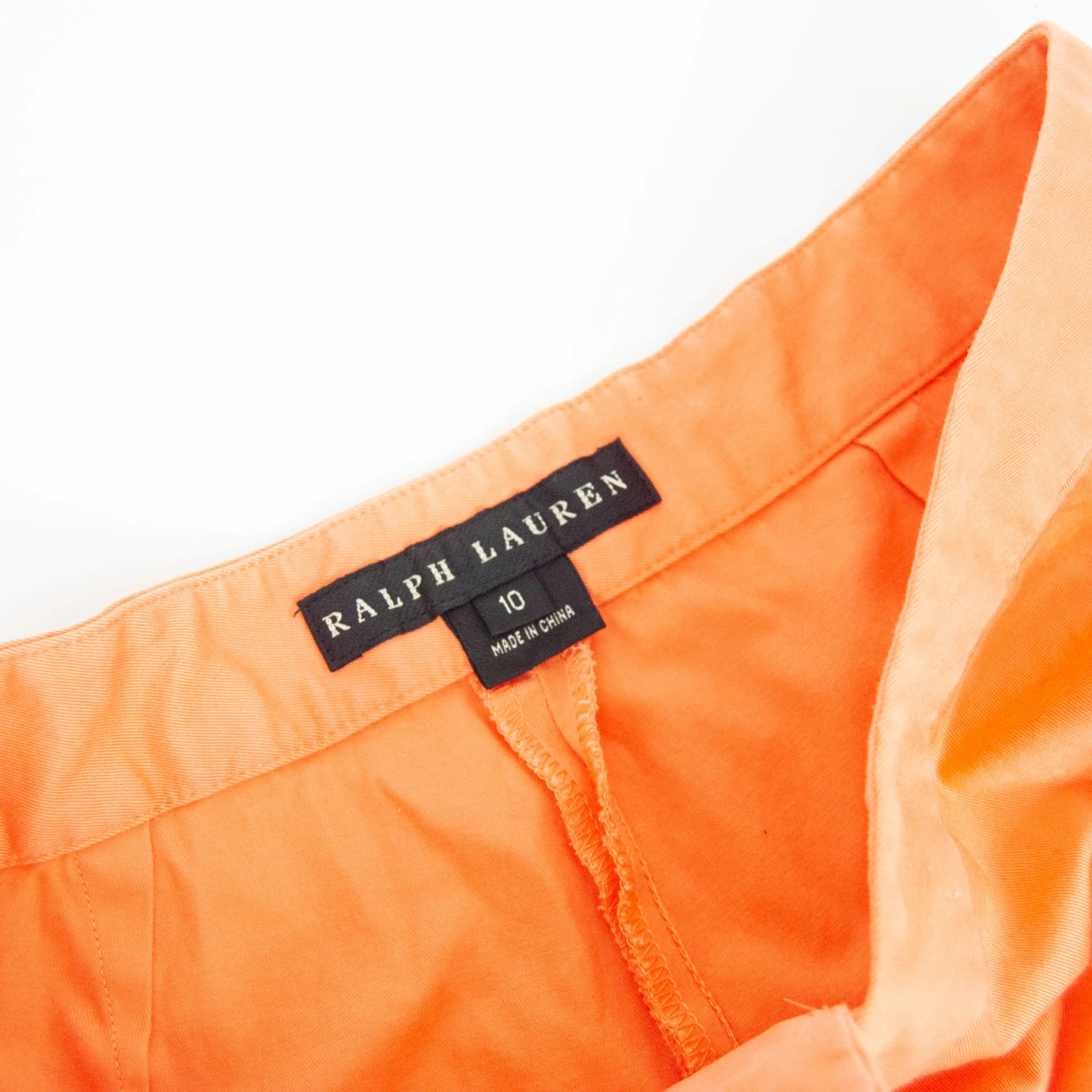 00's Peach Capri Pants by Ralph Lauren Black Label