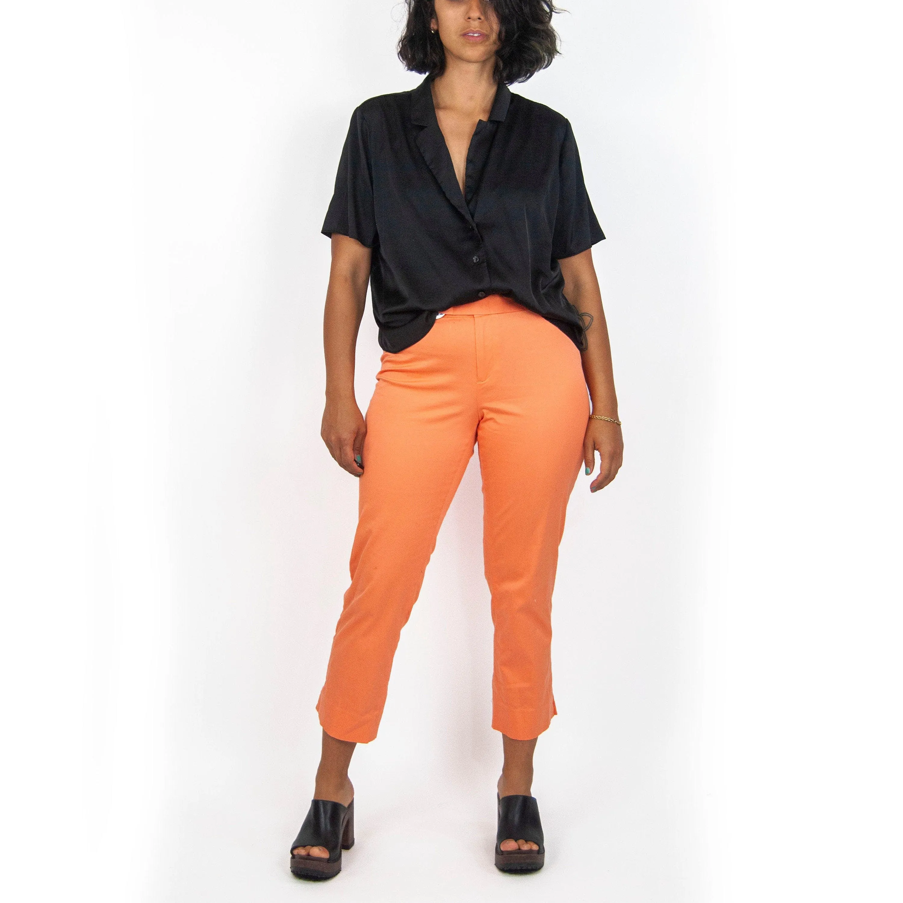 00's Peach Capri Pants by Ralph Lauren Black Label