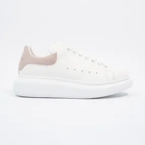 Alexander McQueen Womens Oversized Sneaker White / Nude Tab EU 38.5 / UK 5.5