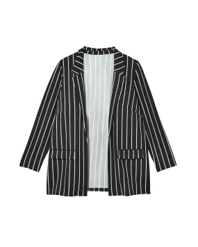 Alexandra Knit Blazer | Black / White