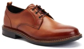 Base London Dime Mens Leather Lace Up Derby Shoe