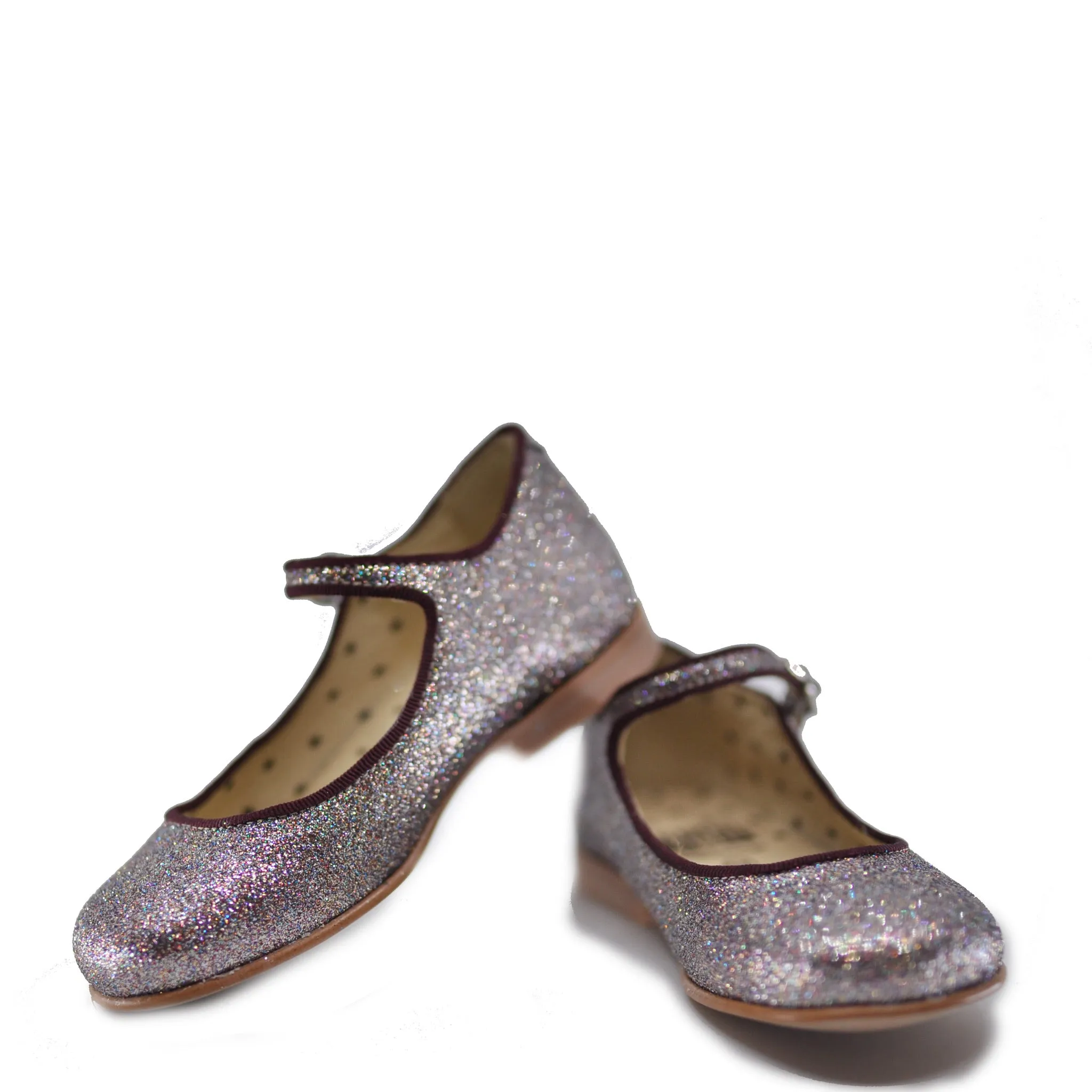 BONTON Wine Glitter Mary Jane