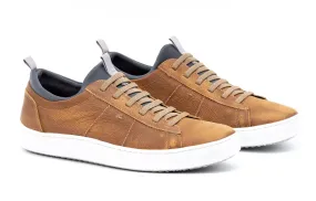 Cameron Pebble Grain Sneaker Old Saddle