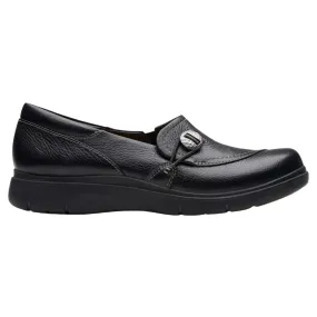 Clarks Certina Ease Black Leather Slip-On (Women's)