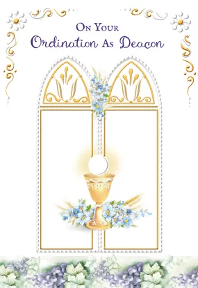 Deacon Ordination Card