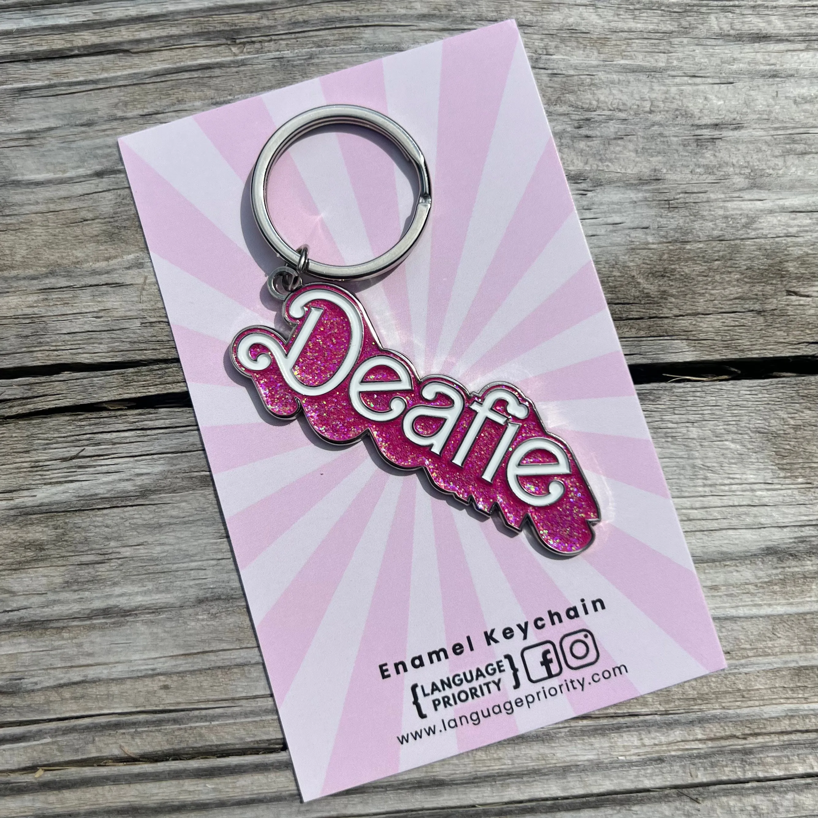 Deafie Keychain