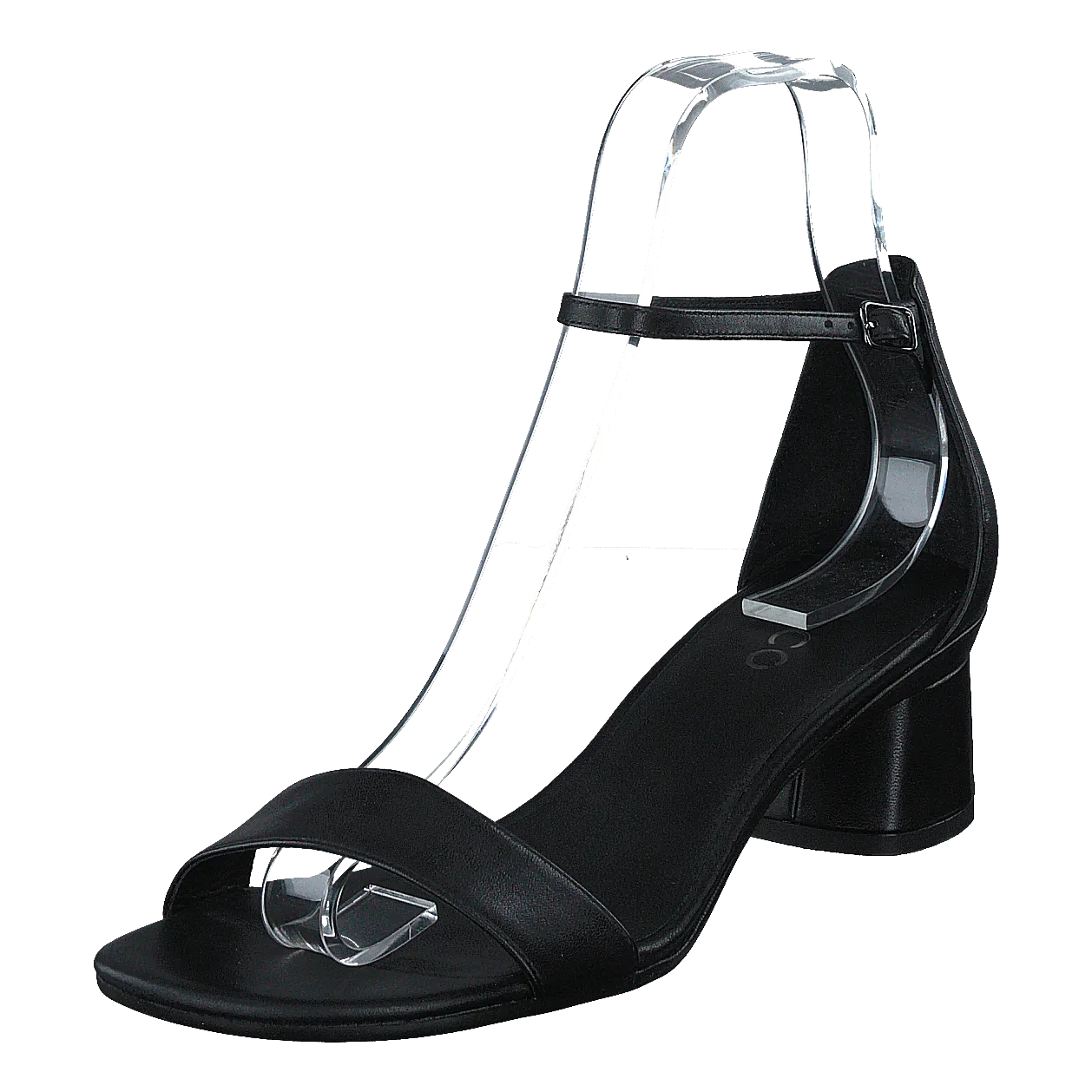 Ecco Elevate 45 Block Sandal Black