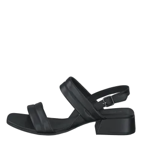 Ecco Elevate Squared Sandal Black