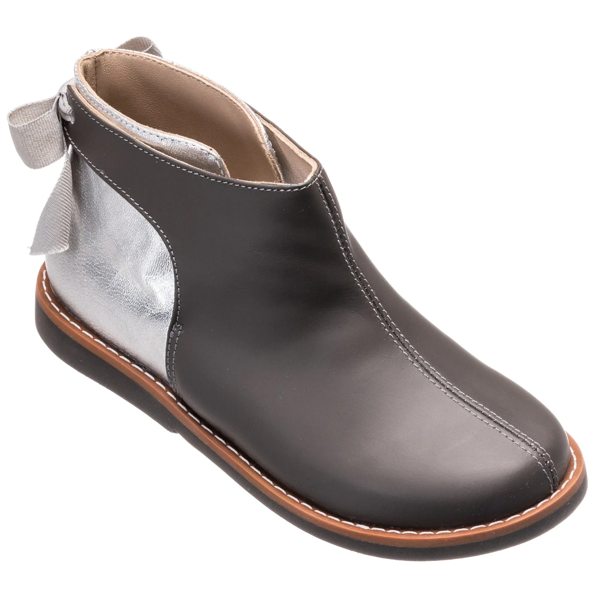 Elephantito Gray Bow Bootie