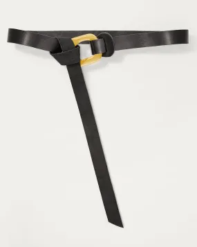 Ines Leather Tie Belt