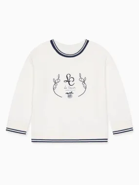 Ivory Pernille Kids Sweatshirt