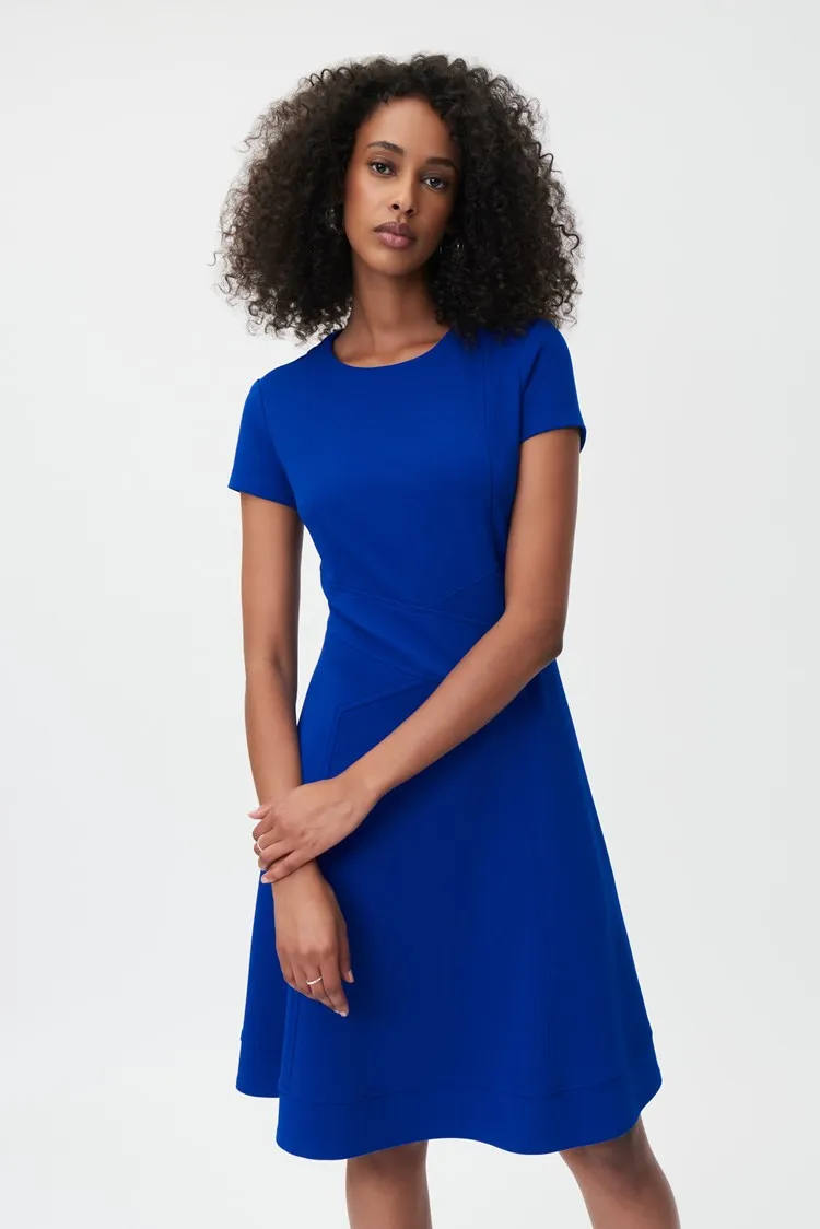 Joseph Ribkoff Cap Sleeve Fit And Flare Dress