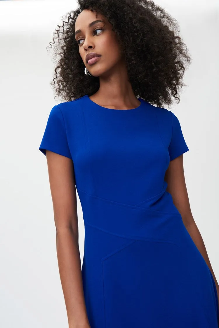 Joseph Ribkoff Cap Sleeve Fit And Flare Dress