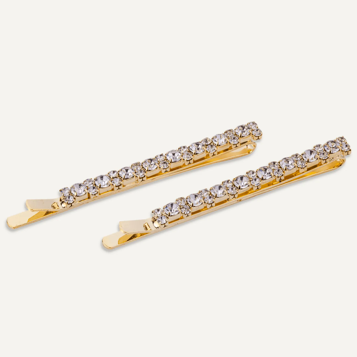 Kylie Crystal Encrusted Hair Slide In Gold-Tone