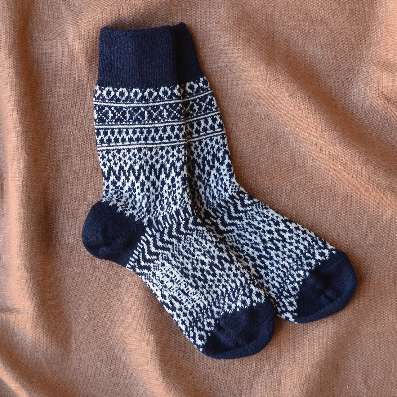 Oslo Jacquard Wool Socks (Adults)