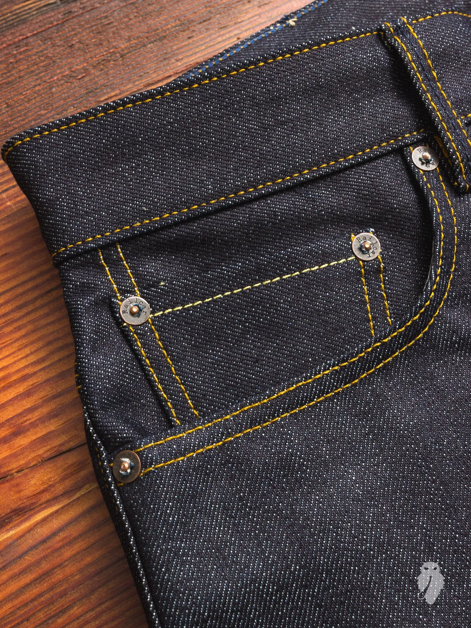 "Bandit" 14oz Kaihara Selvedge Denim - Spikes Fit