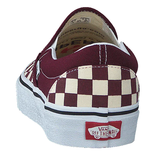 Ua Classic Slip-on (checkerboard) Port Royale/wht